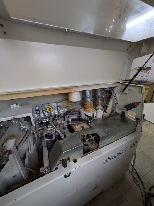 Okleiniarka SCM K100 wstępne frezowanie