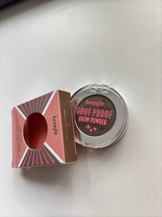 Benefit Cosmetics Goof Proof Puder Do Brwi Warm Light Brown 3 Nowy