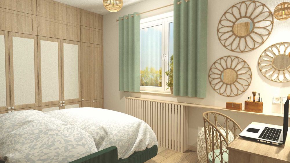 Projekt 3D sypialni