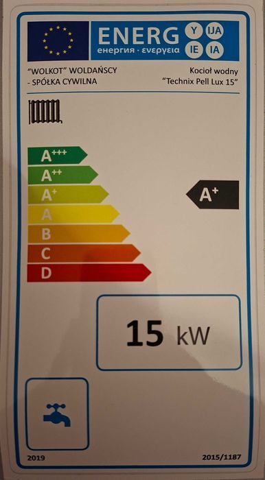 Kocioł piec 15kW pellet 5klasa WOLKOT dotacja kotły Technix