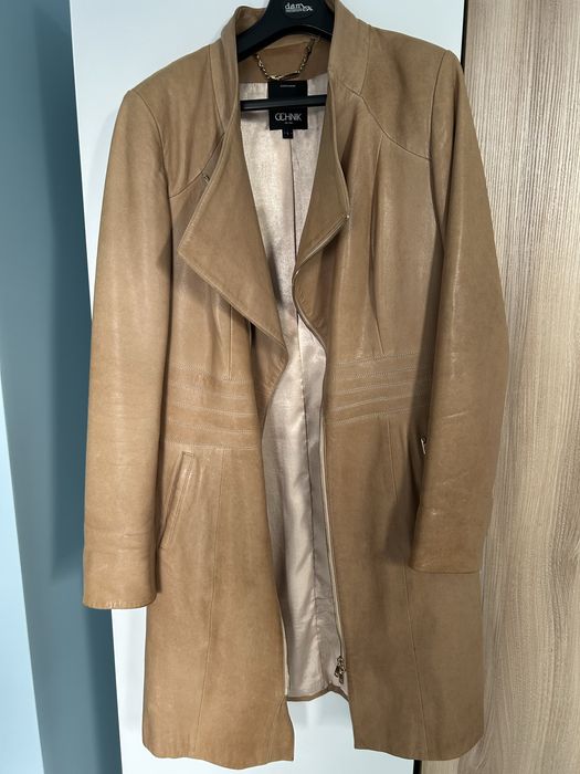 Płaszcz ze skóry naturalnej Ochnik rozm. L