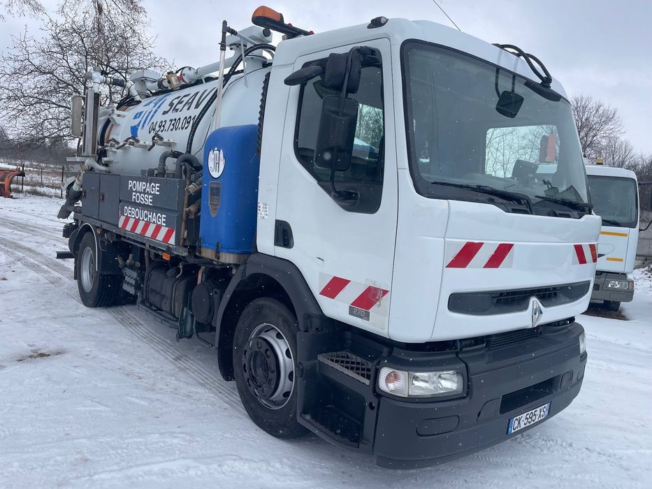 Renault Premium Kerax WUKO Asenizacja Szambiarka Huwer 4 komory