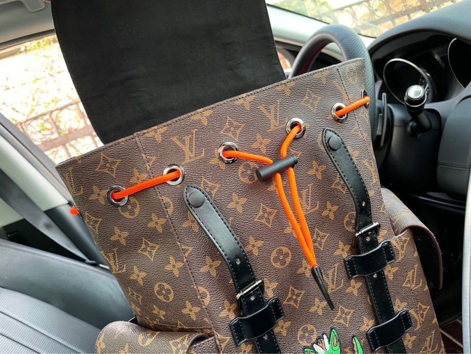 Louis Vuitton Christopher коричневый мужской рюкзак портфель ранец