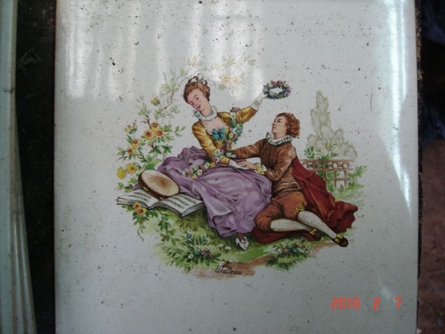 azulejos muito antigos decorativos 15x15