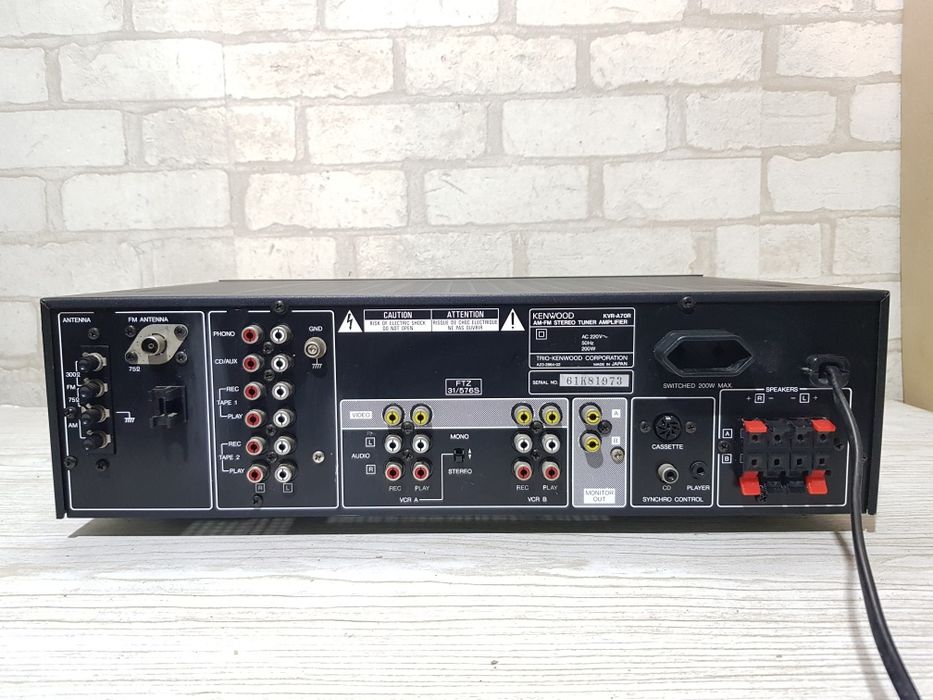 Пульт!FM/AM Стерео ресивер Kenwood KVR-A70 2х73Вт  б/у з  Німеччини