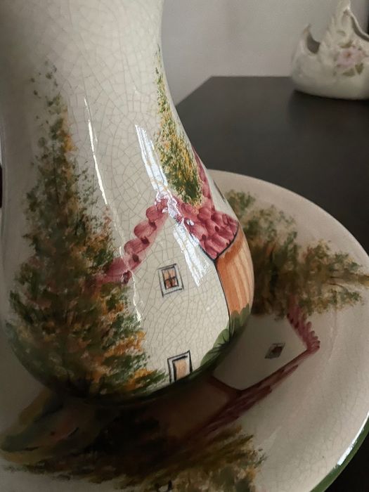 Jarro prato e saboneteira