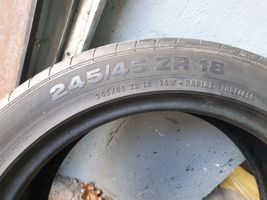 Opony letnie Continental ContiSportContact 3. 245/45R18.