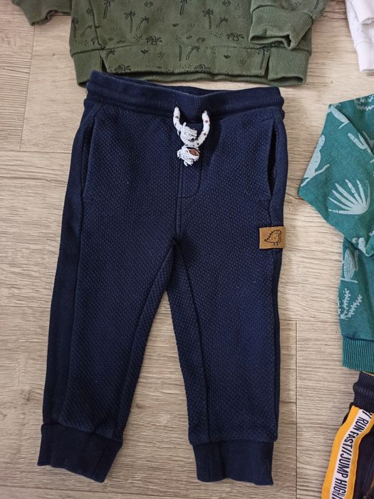 Dresy spodnie dresowe 80 86 zara reserved 2 szt