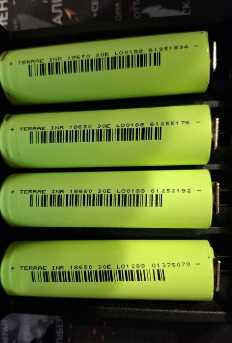 Акумулятори 18650 Li-ion TerraE INR 30E (3200 mAh)