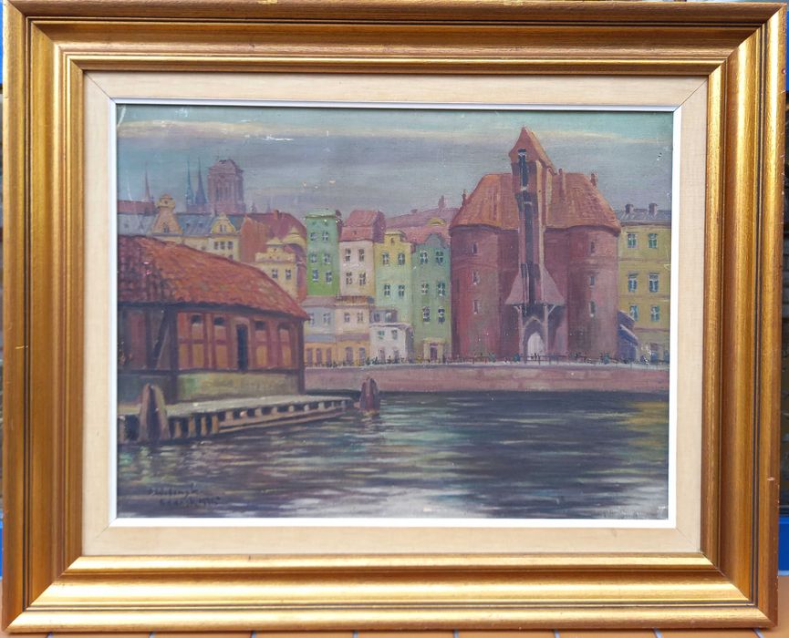 "Gdańsk 1934" Antoni Wiliński, olej/płótno