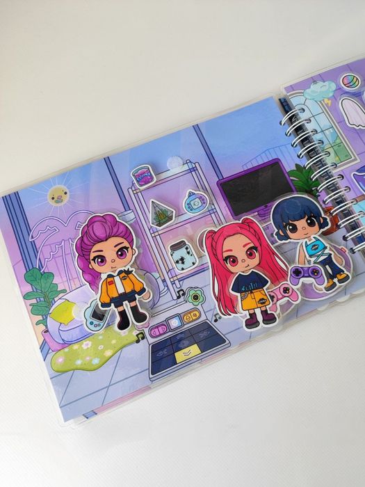 Альбоми з іграми на липучках K-POP