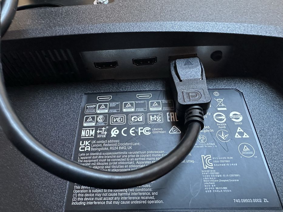 Монітор Lenovo G27 qc-30, монітор леново, в ідеальному стані