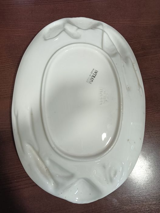 Prato de porcelana italiano