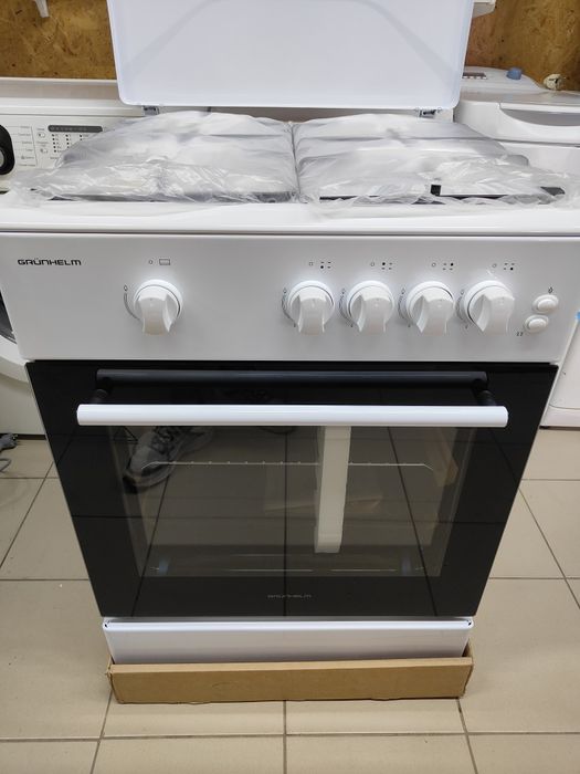 Газова-газ плита Grunhelm G4FM6611W, 60 см.