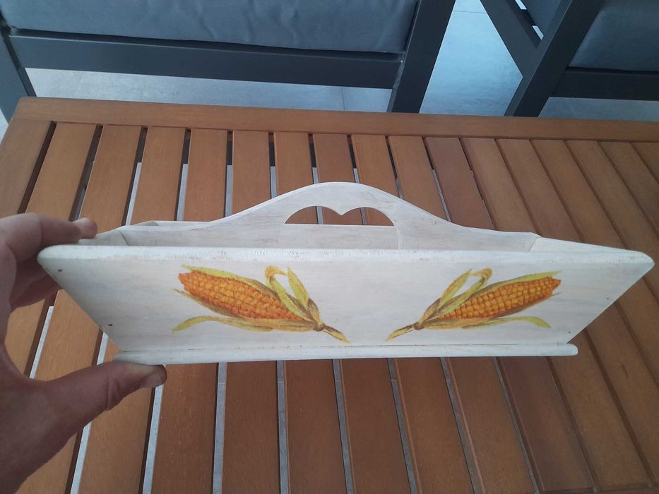 Cesto madeira para pão