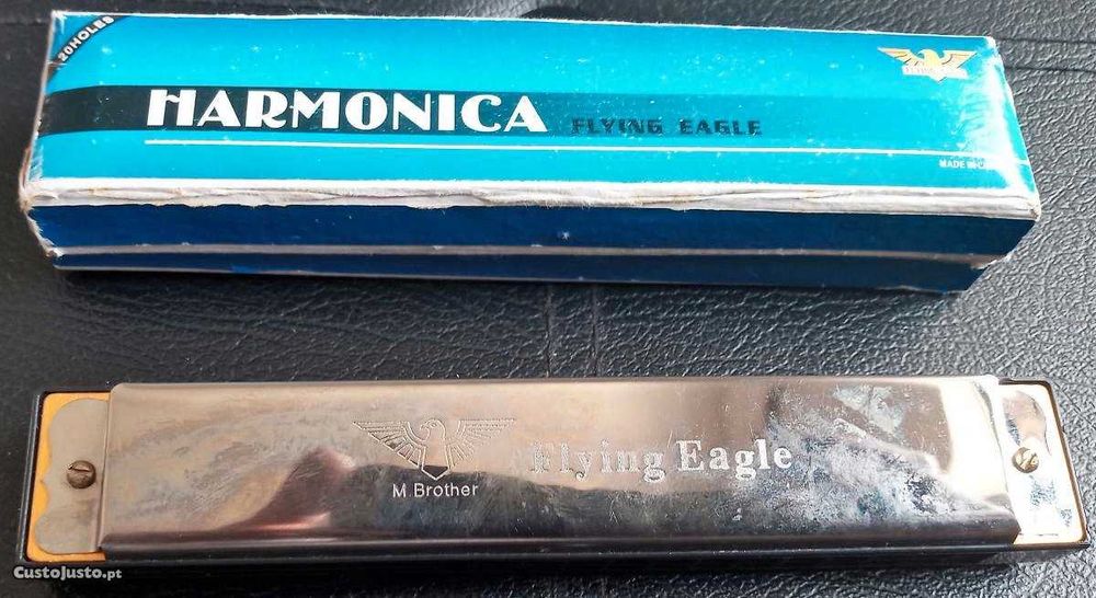 Harmónica Semi-Profissional Antiga Musica