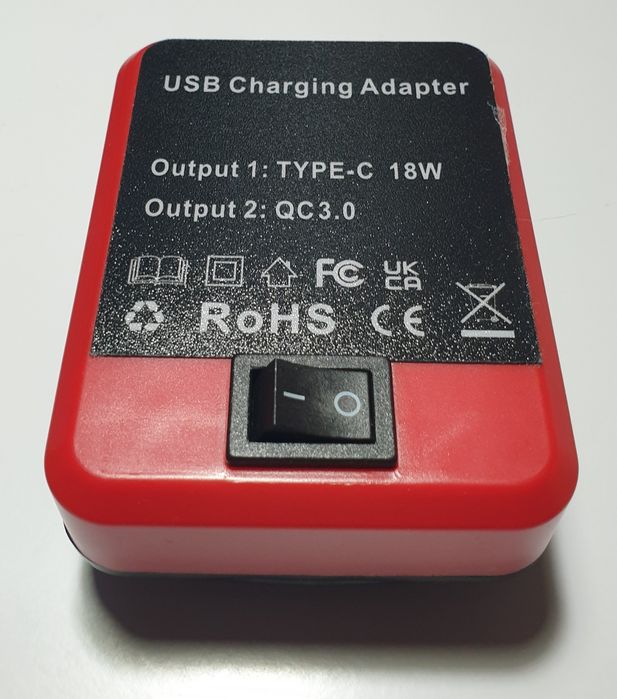 Adapter ładowarka USB powerbank Parkside