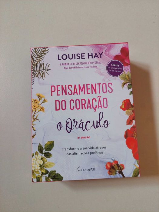 Pensamentos do Coração - O Oráculo - Louise Hay (NOVO sem utilização)