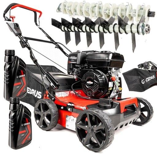 CEDRUS WR01 wertykulator spalinowy 2w1 | 40 cm | aerator