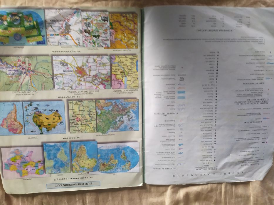 Атлас, Географія 7 клас