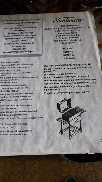 Barbecue a gás Sunbeam