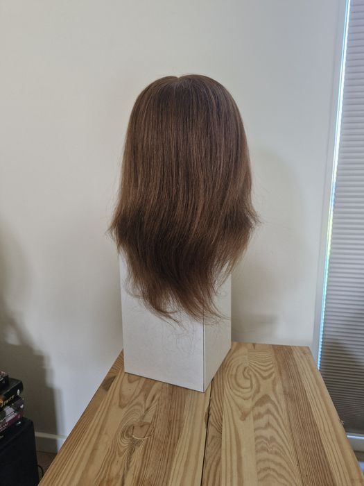 Główka fryzjerska włos ludzki + statw