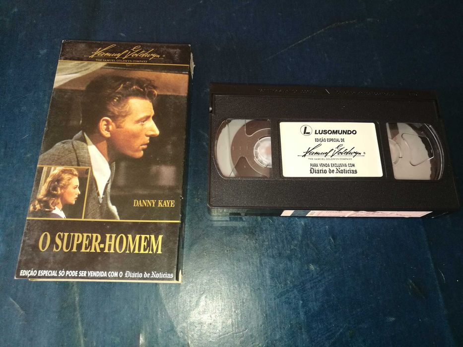O SUPER-HOMEM (CAIXA EM CARTÃO) VHS (legendagem em Português)