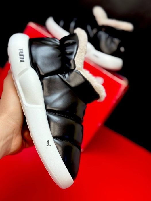 Дутики снегоходы кожаные Puma / большой выбор размеров !!