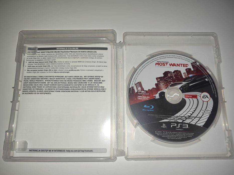 Gra Ps3 Need For Speed Most Wanted  gry PlayStation 3 Minecraft Lego