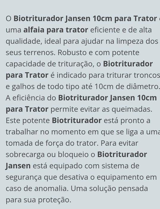 Biotriturador Jansen