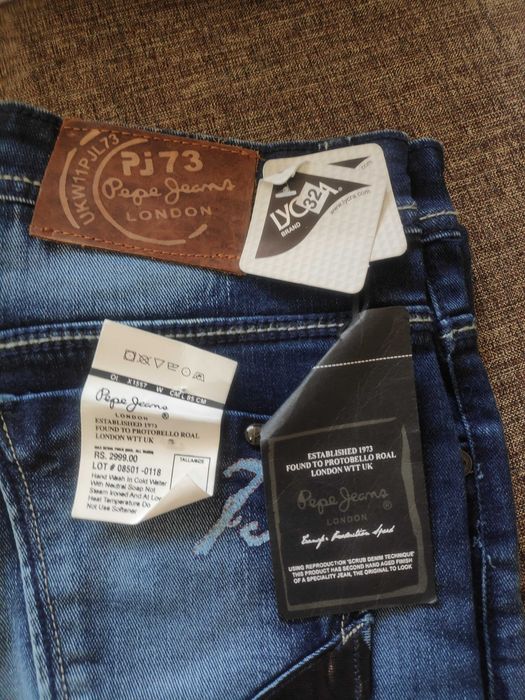 Jeansy Skinny Fit Pepe Jeans Nowe Z Metkami S