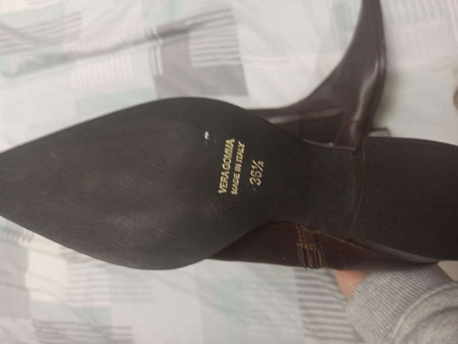 Фирменные кожаные сапоги!