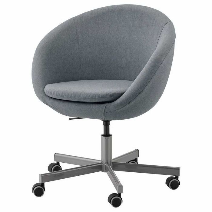 Cadeira de escritório SKRUVSTA, Vissle cinza do IKEA