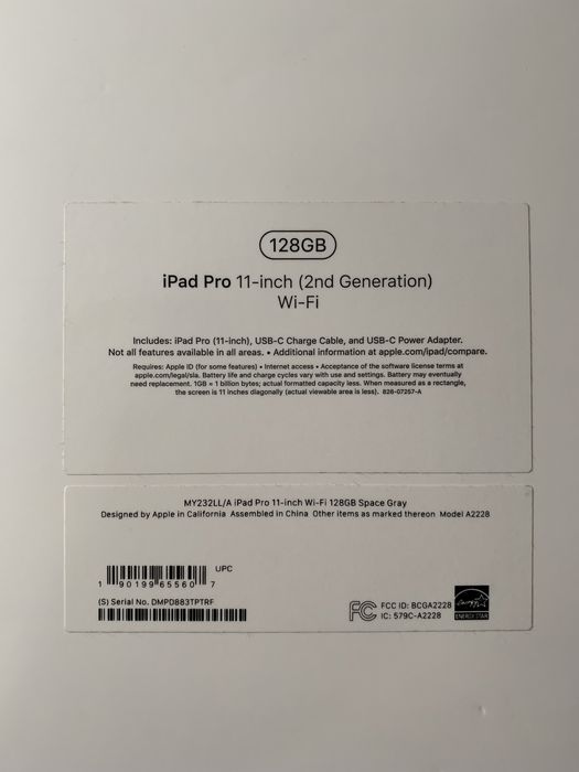 Apple iPad Pro 11 2020 11 Inch, 128 GB + чохол