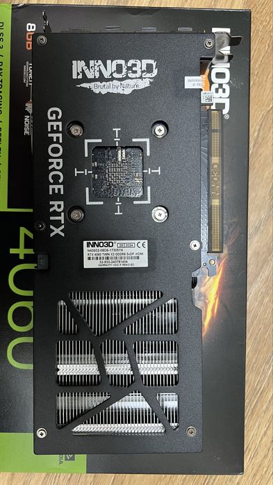Відеокарта INNO3D Geforce RTX 4060/8gb На ГАРАНТІЇ майже 2 роки!!!