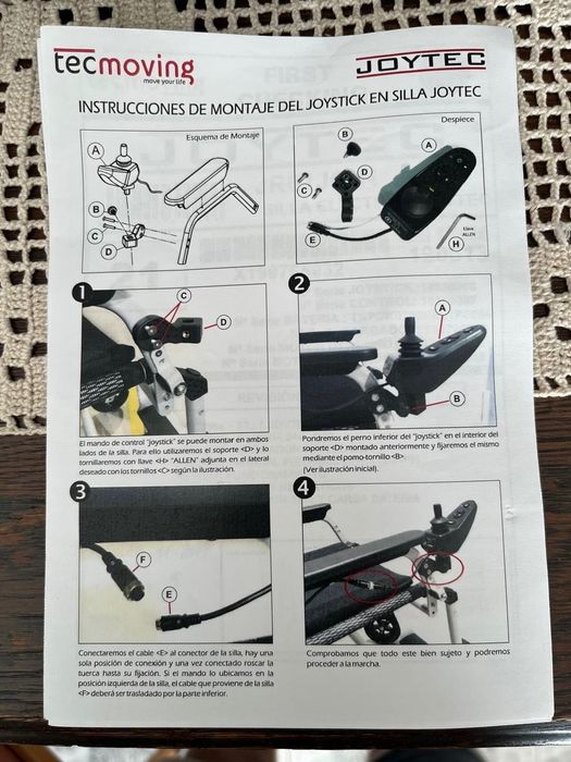 Cadeira de rodas eléctrica JOYTEC