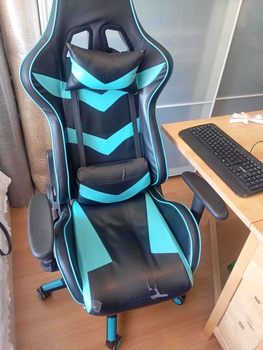 Cadeira Gaming Azul