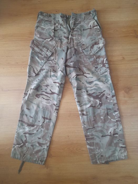 Spodnie brytyjskie wojskowe roz 80cm pas.