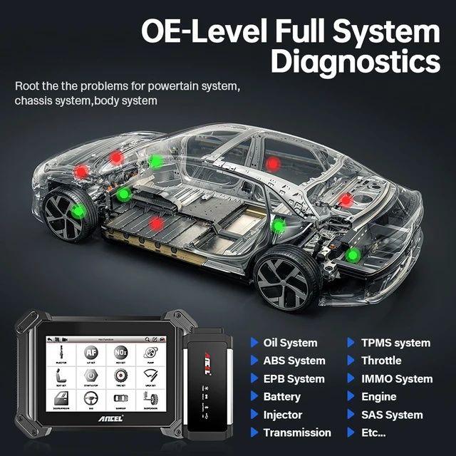 Ferramenta de Diagnóstico Auto obd2 Ancel V6 Pro selado