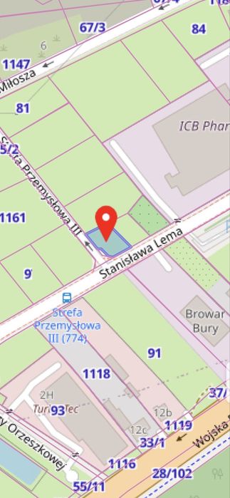 Działka przemysłowo-usługowa 400 m² | Ogrodzona | Media | Gotowa pod inwestycję - Widok 3