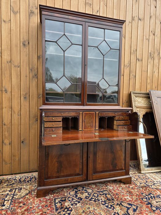 Oryginalna angielska sekretara sekretarzyk biurko witryna #2108 Węgrów