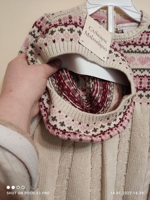 Komplet niemowlęcy dziewczynka 18 miesięcy styl angielski