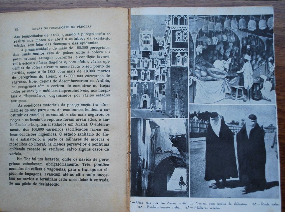 Entre Os Pescadores de Pérolas de Fred Blanchod - 1º Edição 1942