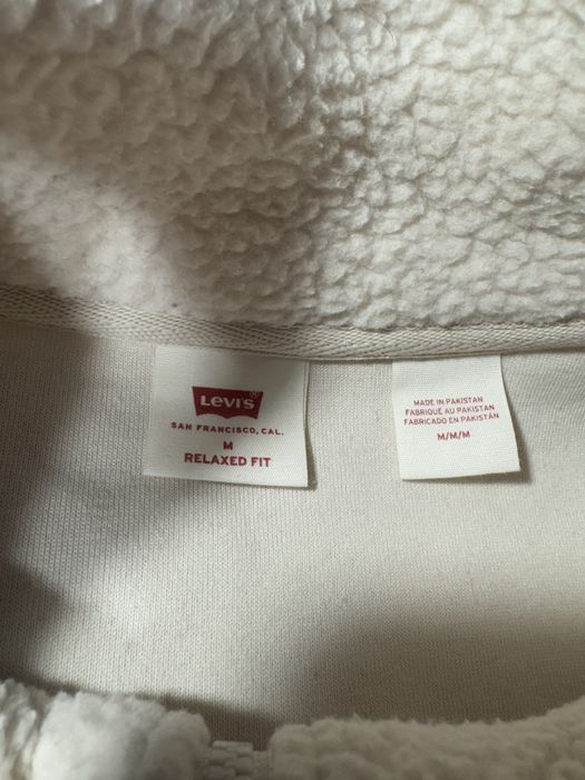 Кофта Levis шерпа біла кофта левайс трекінгова кофта outdoor тактична кофта y2k туристична military