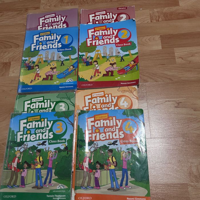 Набір Family and friends книги англ. З 1-4 клас підручник і зошит
