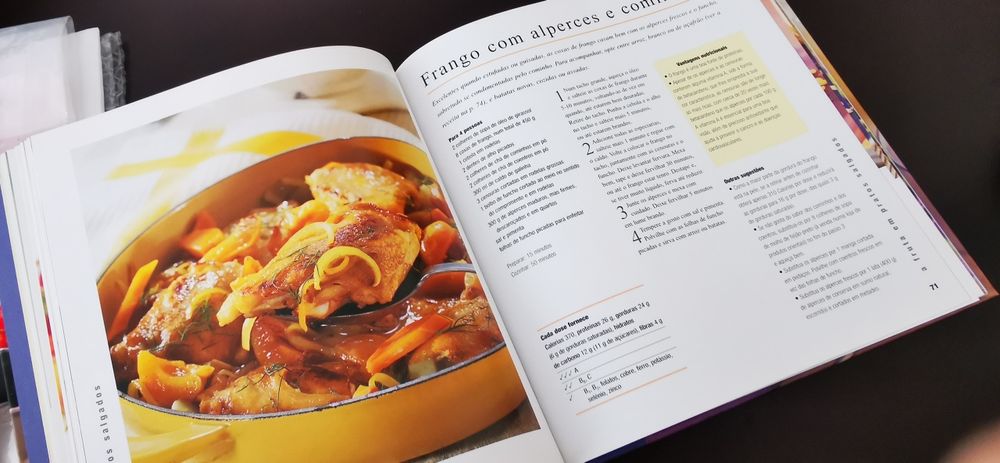 Livro de receitas Fruta e Sobremesas