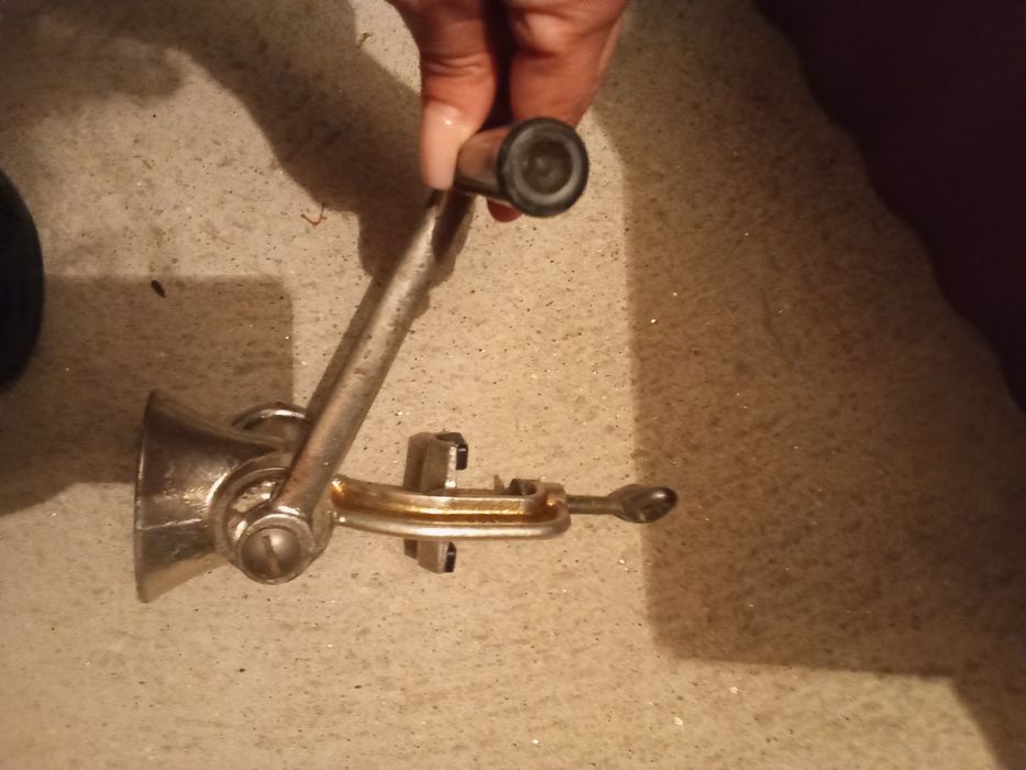 Peça ferro antiga "made in england"