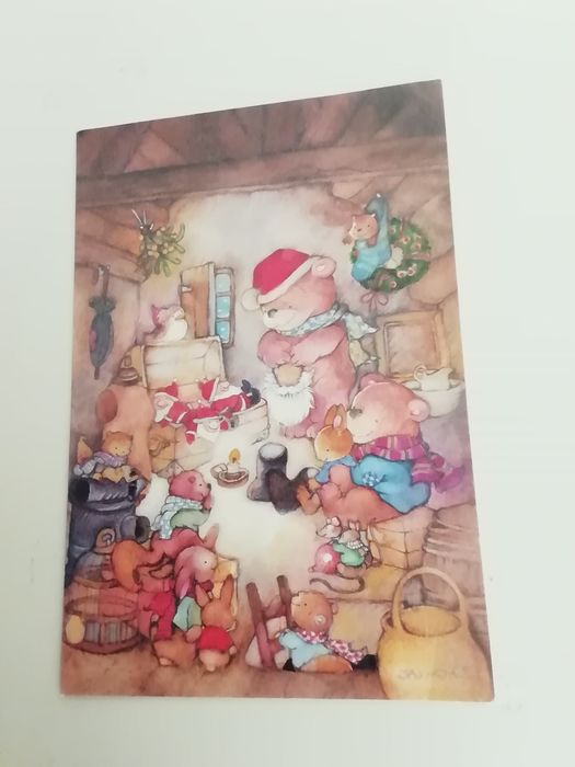 Postal de natal, marca Busquets