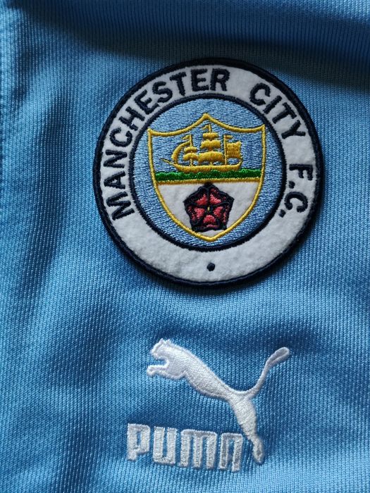 Fato treino Puma original Manchester City futebol casaco calças edição
