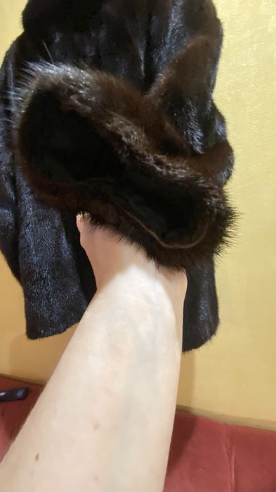 Шуба норкова цільна автоледі